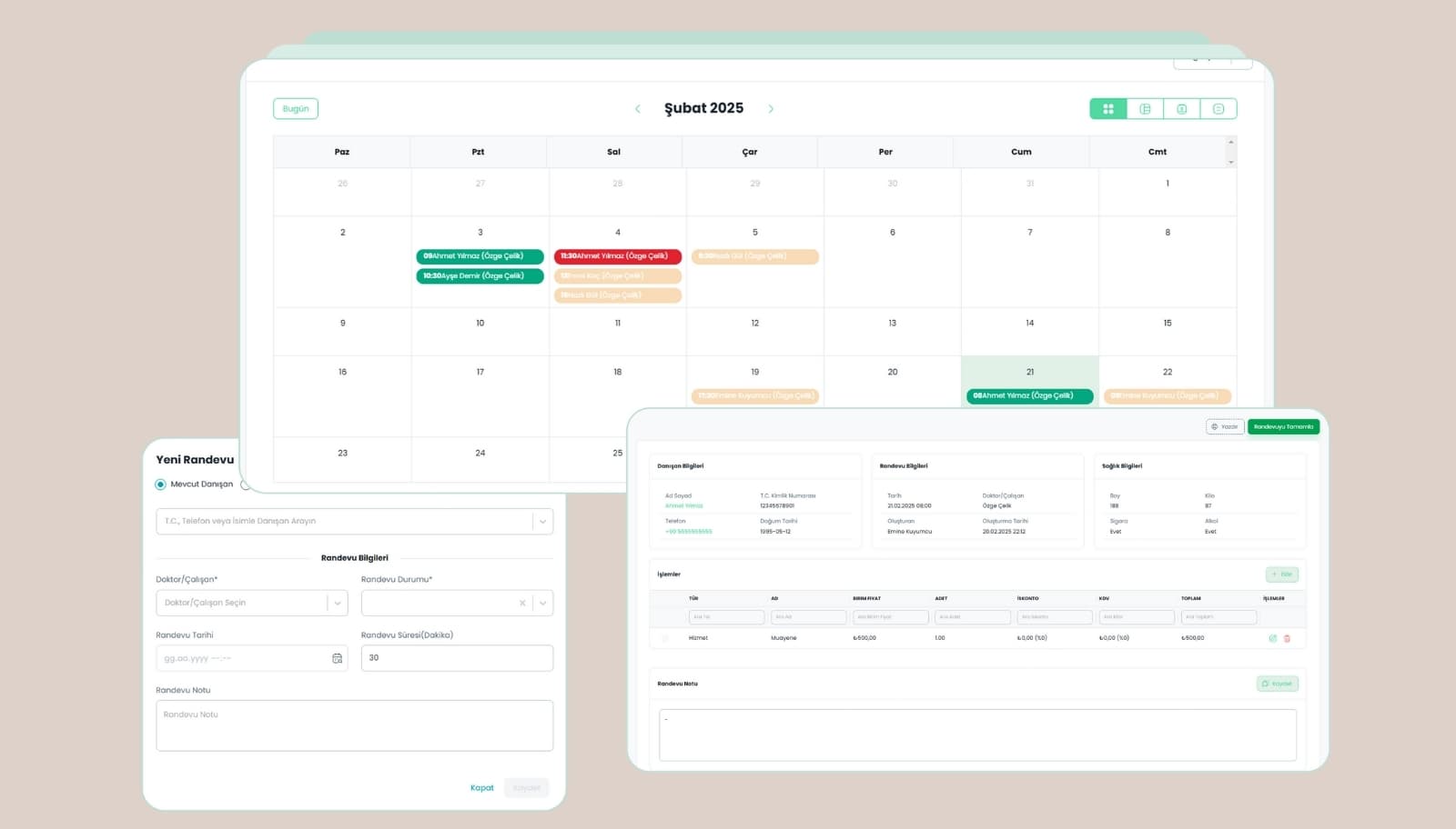 Randevuları takip edin